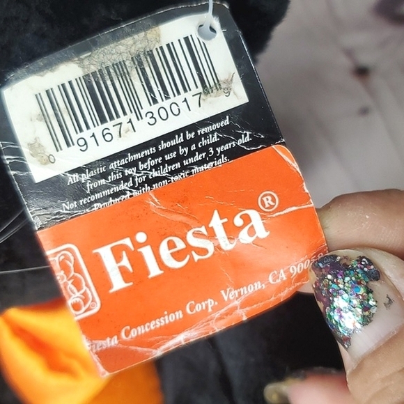 Y2K Fiesta Halloween Meow Witch Black Cat Plush Stuffed Animal Works 10" 🐈‍⬛️ - Picture 12 of 16